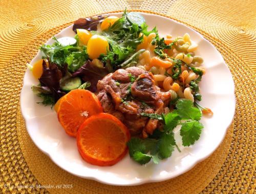 Osso buco de porc poêlé à la clémentine de Messidor | Photo de Messidor