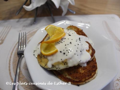 Pancakes aux graines de pavot au citron meyer de Esther B | Photo de Estherb