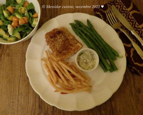 Pavés de saumon en croûte de pacanes + de Messidor | Photo de Messidor