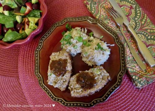 Petit pain de viande, sauce au miso et à l'érable + de Messidor | Photo de Messidor