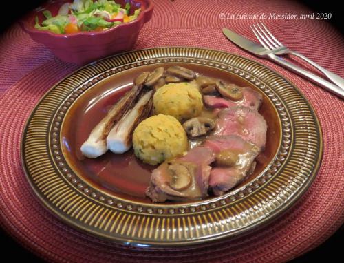 Petit rôti de filet de boeuf, de bons restes de Messidor | Photo de Messidor