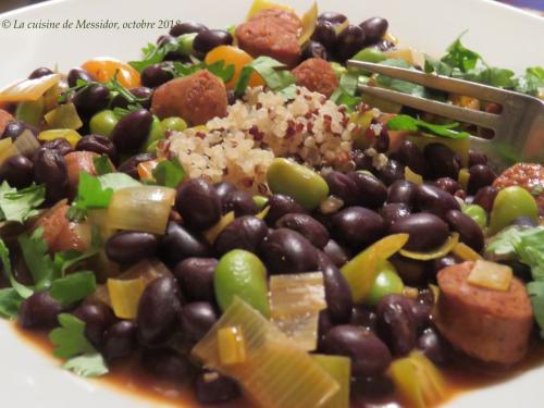 Poêlée de merguez aux haricots noirs + de Messidor | Photo de Messidor