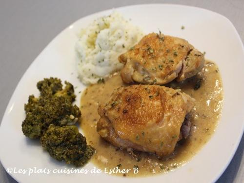 Poulet à l'érable et moutarde de dijon dans la mijoteuse (avec brocoli) de Estherb | Photo de Estherb