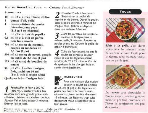 Poulet braisé au four de Cuisine Santé Express | Photo de PassionRecettes