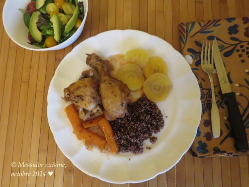 Poulet du dimanche au vin blanc et au porto + de Messidor | Photo de Messidor