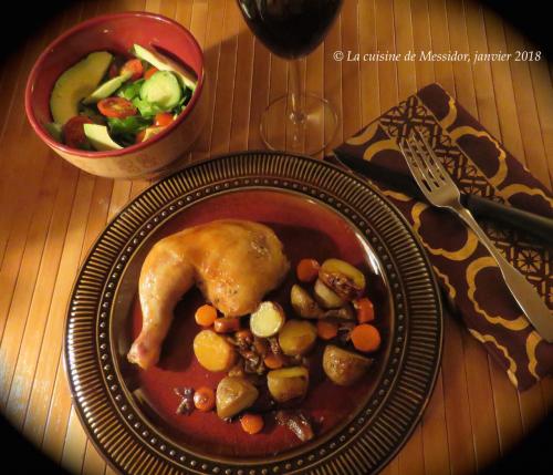 Poulet mariné aux légumes caramélisés + de Messidor | Photo de Messidor