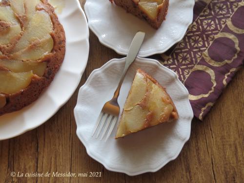 Renversé choco-poires, version pâle + de Messidor | Photo de Messidor