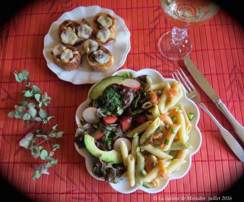 Repas canicule en trio de Messidor | Photo de Messidor