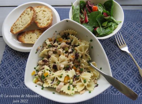 Salade de pâtes au poulet + de Messidor | Photo de Messidor