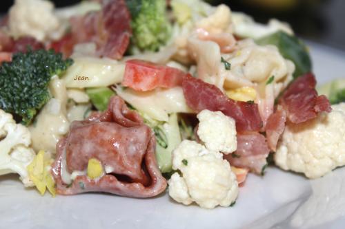 Salade de tortellinis légumes et bacon. de Nell | Photo de Nell