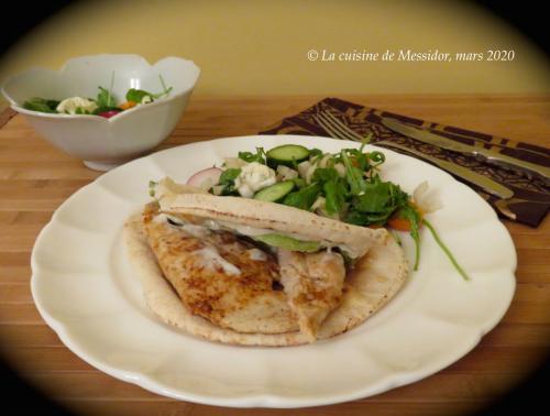 Sandwichs libanais au poulet grillé + de Messidor | Photo de Messidor