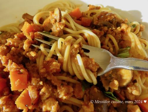 Sauce bolognaise express sans viande + de Messidor | Photo de Messidor