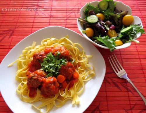 Sauce tomate vite prête aux saucisses merguez de Messidor | Photo de Messidor