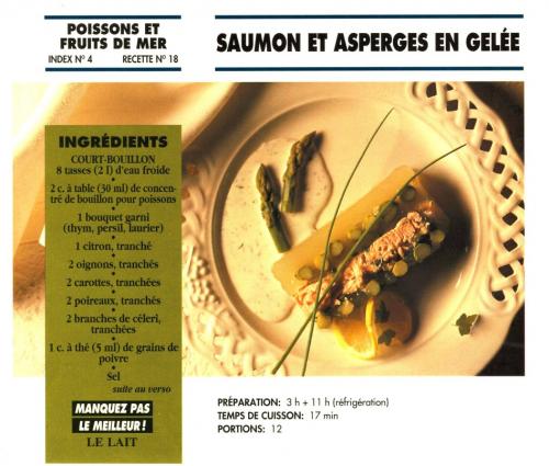 Saumon et asperges en gelée de Bon Appétit | Photo de PassionRecettes