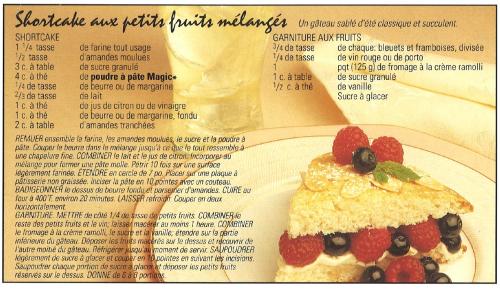 Shortcake aux petits fruits mélangés de Magic | Photo de PassionRecettes