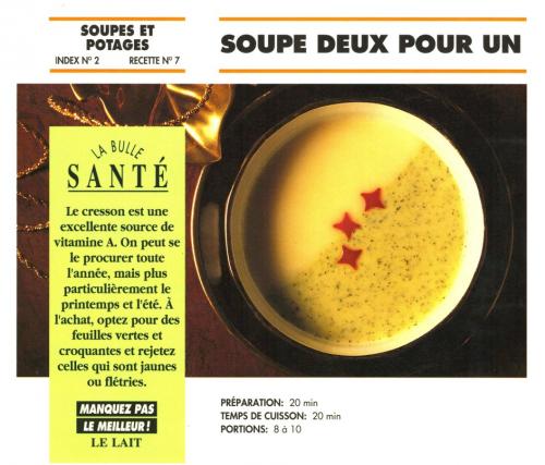 Soupe deux pour un de Bon Appétit | Photo de PassionRecettes