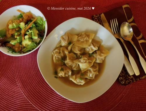 Soupe wonton au porc + de Messidor | Photo de Messidor