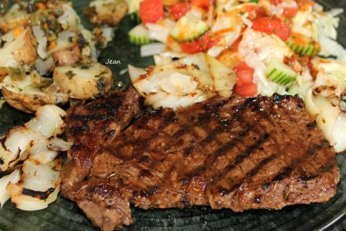 Steak de faux filet marinés de Nell | Photo de Nell