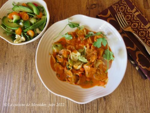 Tortellinis, sauce tomate alfredo + de Messidor | Photo de Messidor