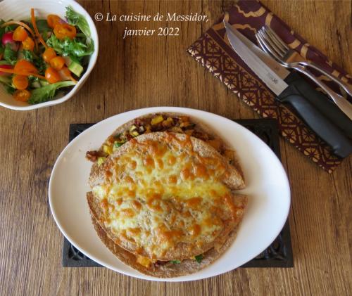 Tortillas gratinées, thon et tomates séchées + de Messidor | Photo de Messidor