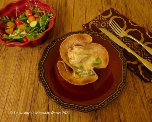 Vol-au-vent de tortillas au poulet express + de Messidor | Photo de Messidor