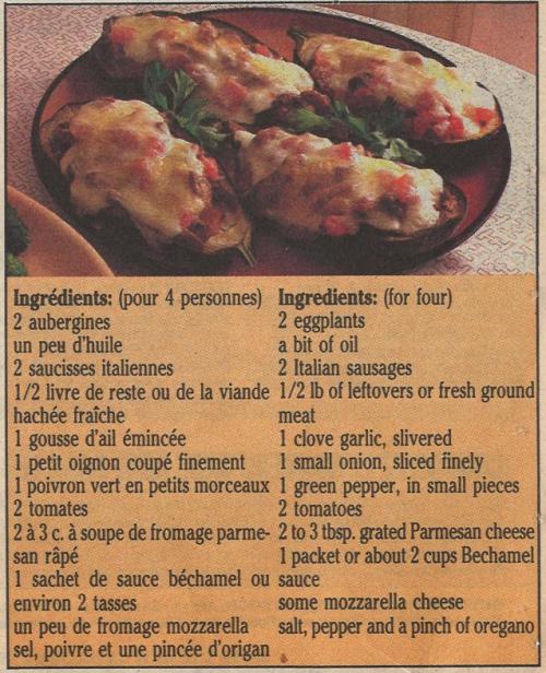 Aubergines farcies de Francine Marchand | Photo de PassionRecettes