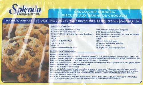 Biscuit aux grains de chocolat de Splenda | Photo de PassionRecettes