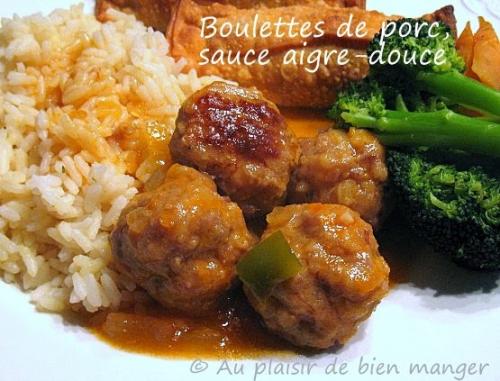 Boulettes de porc, sauce aigre-douce de Lexibulle | Photo de Celui