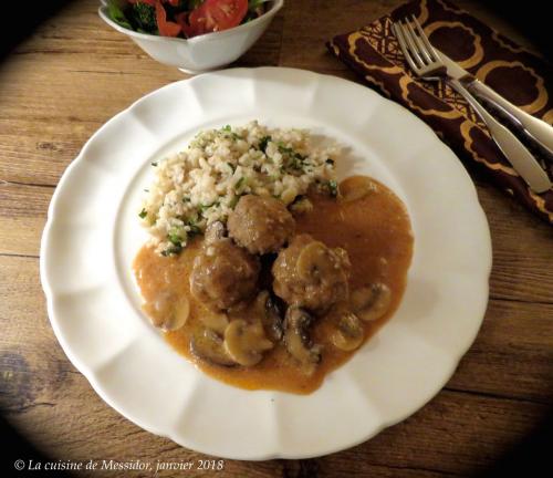 Boulettes de veau à la crème sure de Messidor | Photo de Messidor