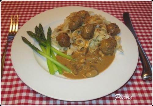 Boulettes de veau strogonoff de Beaubarbu | Photo de Beaubarbu