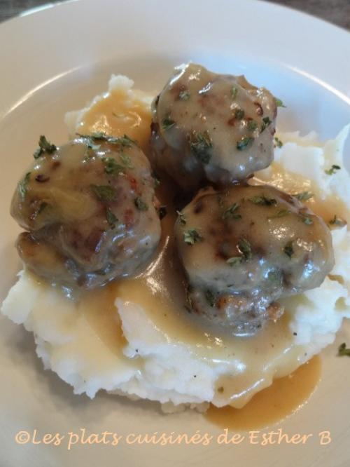 Boulettes de viande à la suédoise (genre ikéa) de Esther B | Photo de Estherb