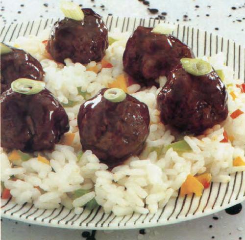 Boulettes de viande des îles du pacifique de Qu'est-Ce Qu'on Mange | Photo de PassionRecettes