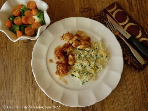 Brochettes de poulet, sauce barbecue à l'érable + de Messidor | Photo de Messidor