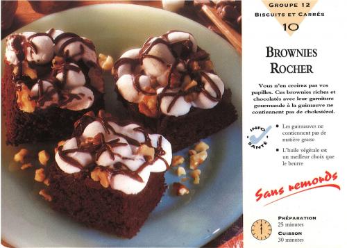 Brownies rocher de Cuisine Santé Express | Photo de PassionRecettes