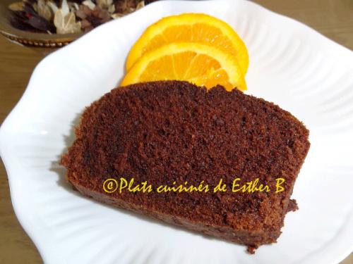 Cake au chocolat et à l'orange de Esther B | Photo de Estherb