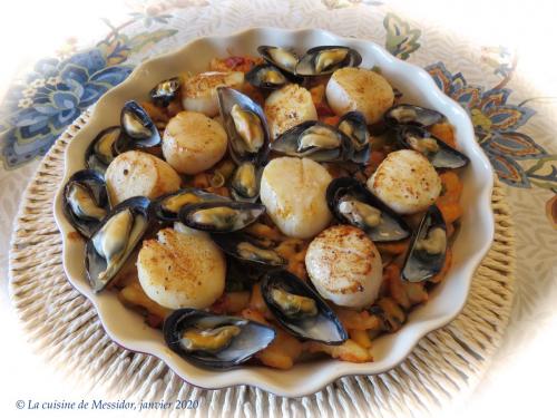 Casserole de fruits de mer sur pâtes + de Messidor | Photo de Messidor