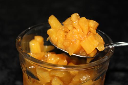 Confiture d'ananas frais au sirop d'érable de Nell | Photo de Nell