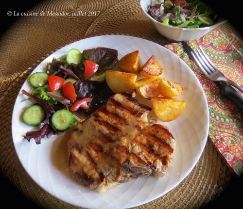 Côtelettes de porc bbq au whisky et au nectar de mangue de Messidor | Photo de Messidor