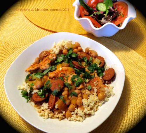 Couscous au poulet et aux chorizos de Messidor | Photo de Messidor