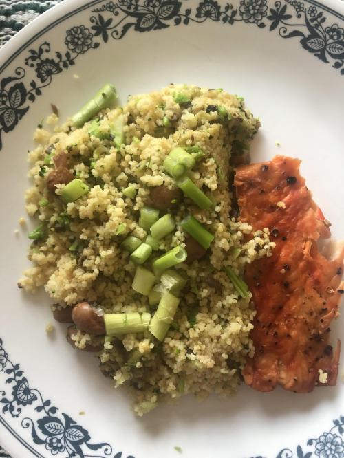 Couscous et saumon fumé de Marilouise | Photo de Marilouise