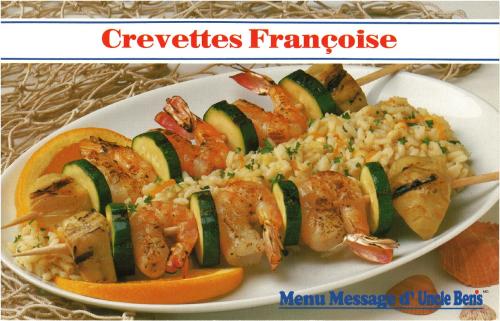 Crevettes françoise, 50 portions de Uncle Ben's | Photo de PassionRecettes