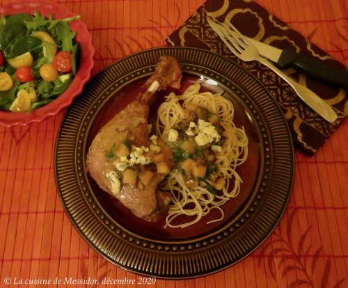 Cuisses de canard confites sur vermicelles exquis + de Messidor | Photo de Messidor