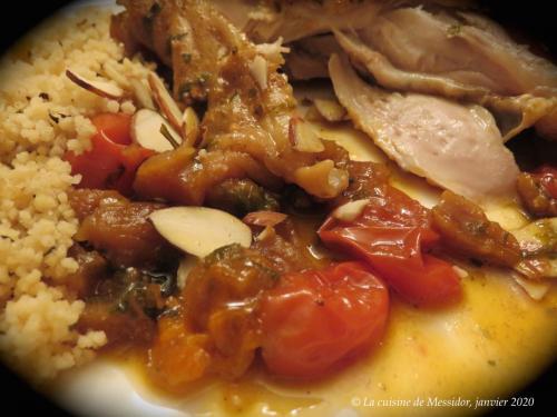 Cuisses de poulet et chermoula en tajine + de Messidor | Photo de Messidor