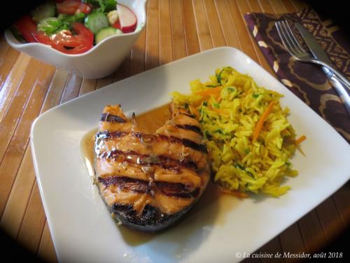 Darnes de saumon exquises, façon teriyaki + de Messidor | Photo de Messidor