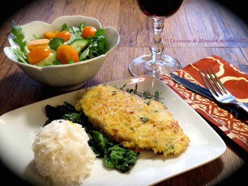 Escalopes de poulet en croûte de couscous de Messidor | Photo de Messidor