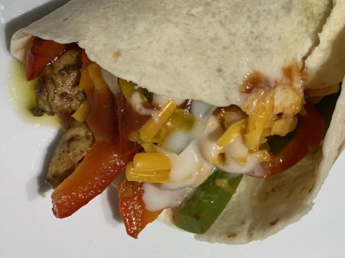 Fajitas au poulet | Photo de Mireille