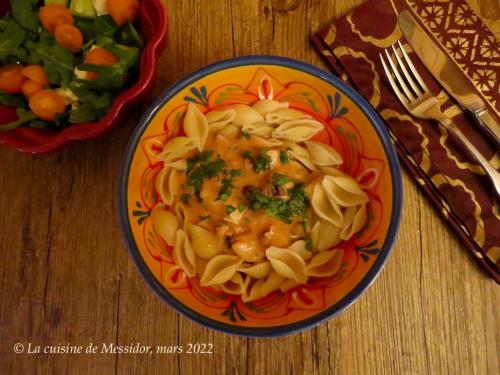 Filet de morue, sauce rosée aux olives + de Messidor | Photo de Messidor