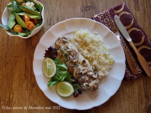 Filets de doré, sauce crémeuse aux champignons + de Messidor | Photo de Messidor