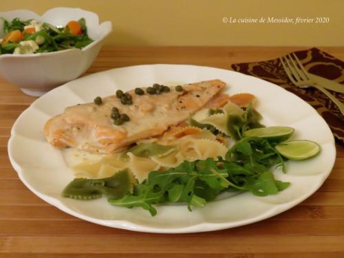 Filets de truite au saumon fumé, sauce au lait de coco + de Messidor | Photo de Messidor