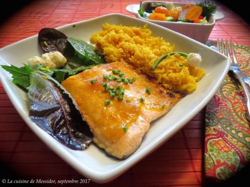 Filets de truite caramélisés à la mangue + de Messidor | Photo de Messidor